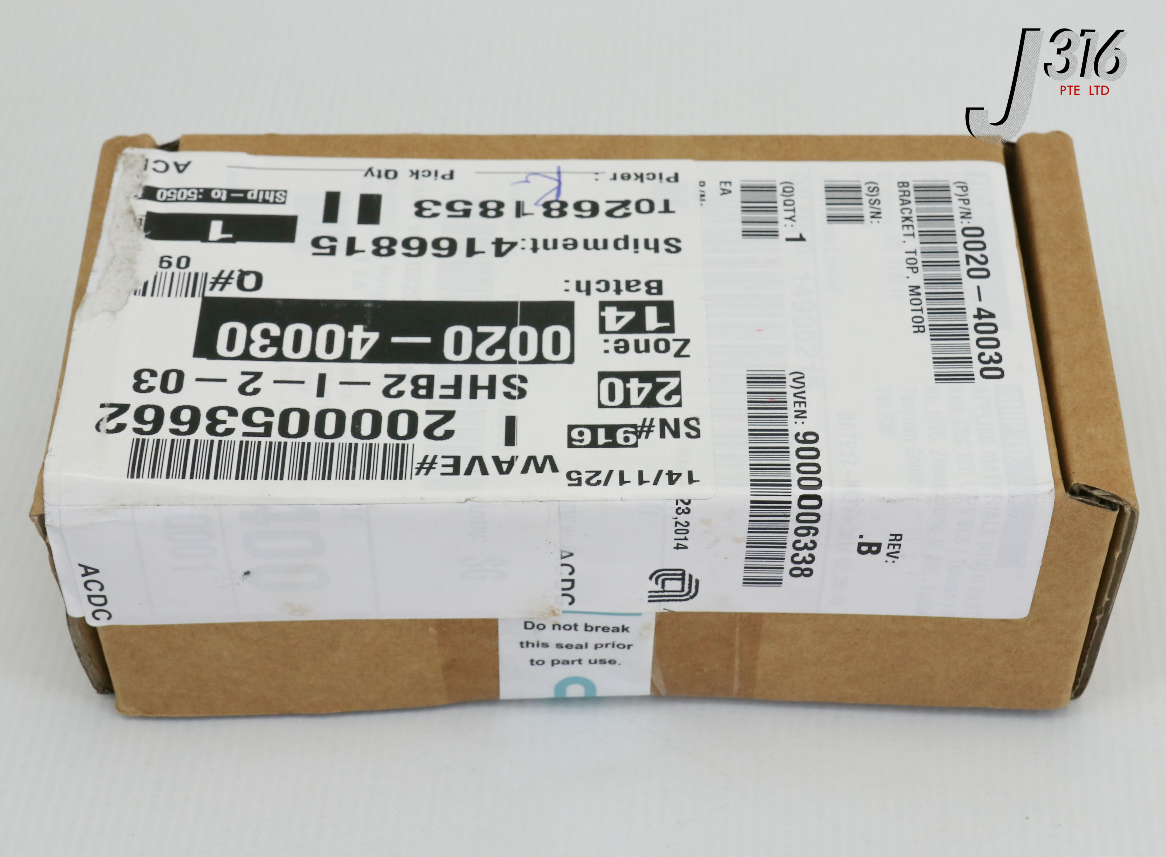 【me】 24433 APPLIED MATERIALS BRACKET, TOP, MOTOR (NEW) 0020-40030 | eBay